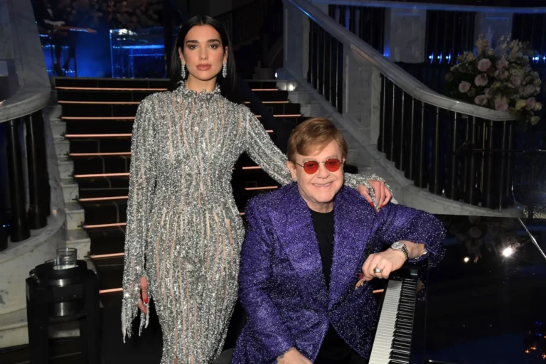 Elton John and Dua Lipa