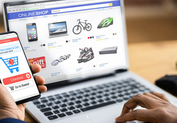 E-commerce shines as pandemic bites
